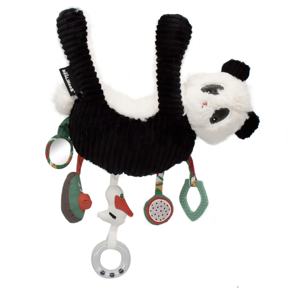 Baby Activity Rototos, das Panda Aktivitätsstofftier Babyspielzeug Spielzeug