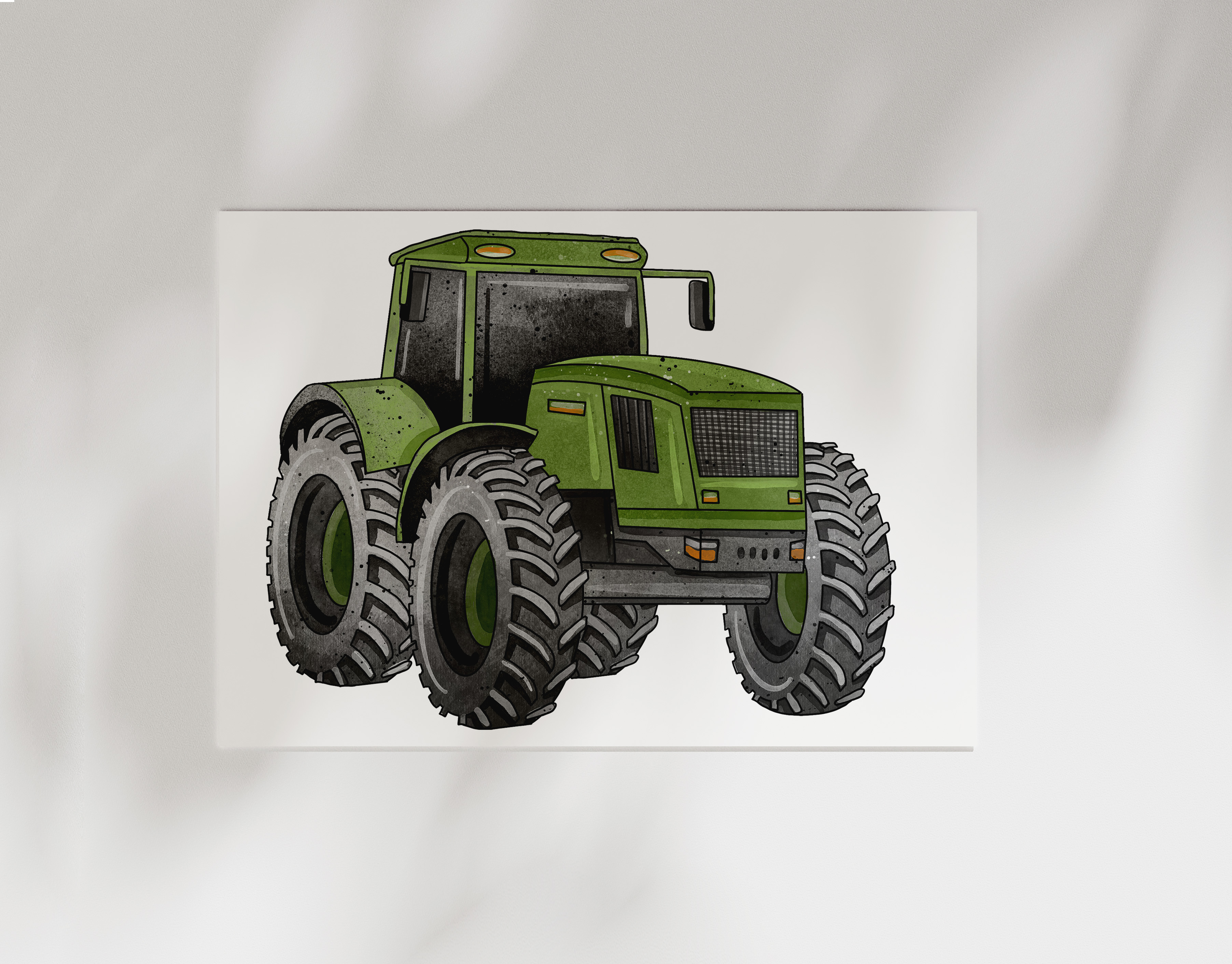 Bügelbild Bulldog Trekker Traktor Kollektion Move ca. 25x19,5 cm BxH
