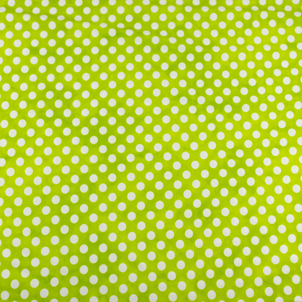 Jersey Elastisch Punkte Dots "Happy Punkte" Aquarell Grün Weiß 150 cm