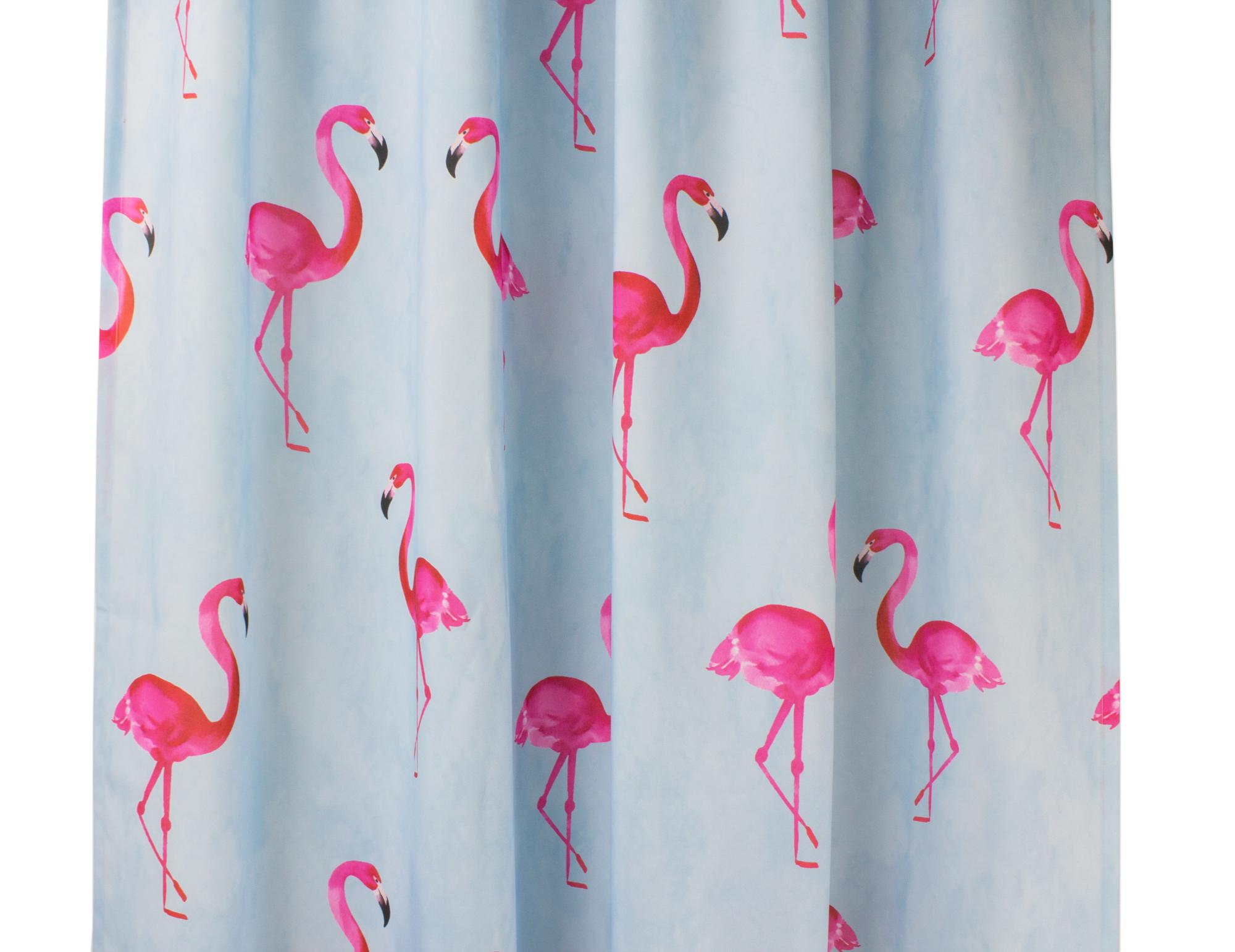 Seitenschal mit verdeckter Schlaufe Deko Set Flamingo