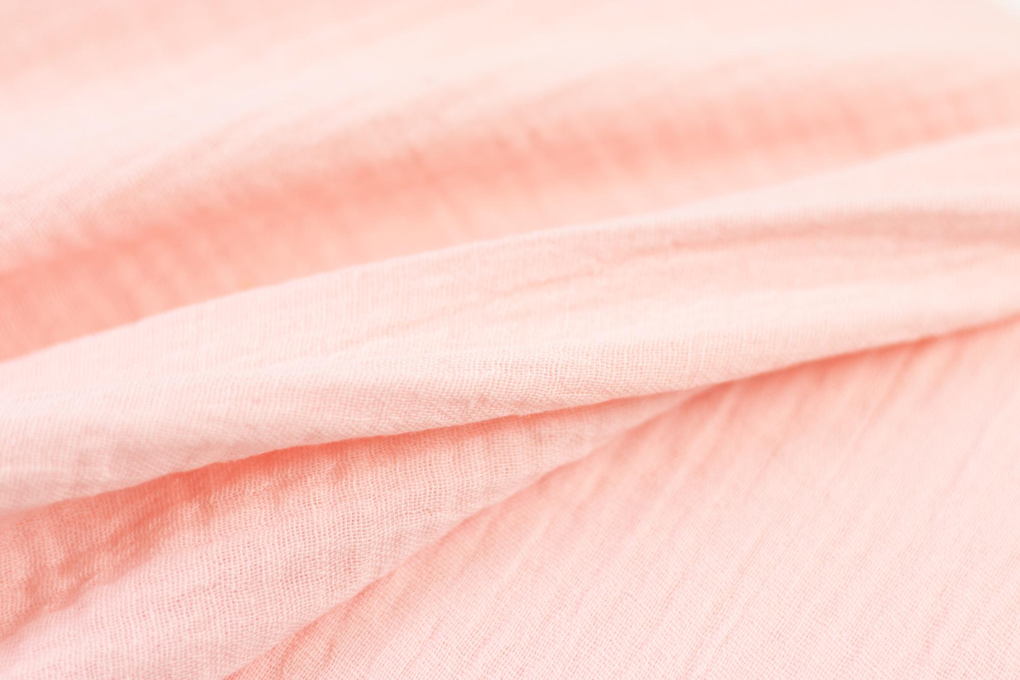 Musselin "Zoe" Double Gauze Baumwolle Uni Rosa