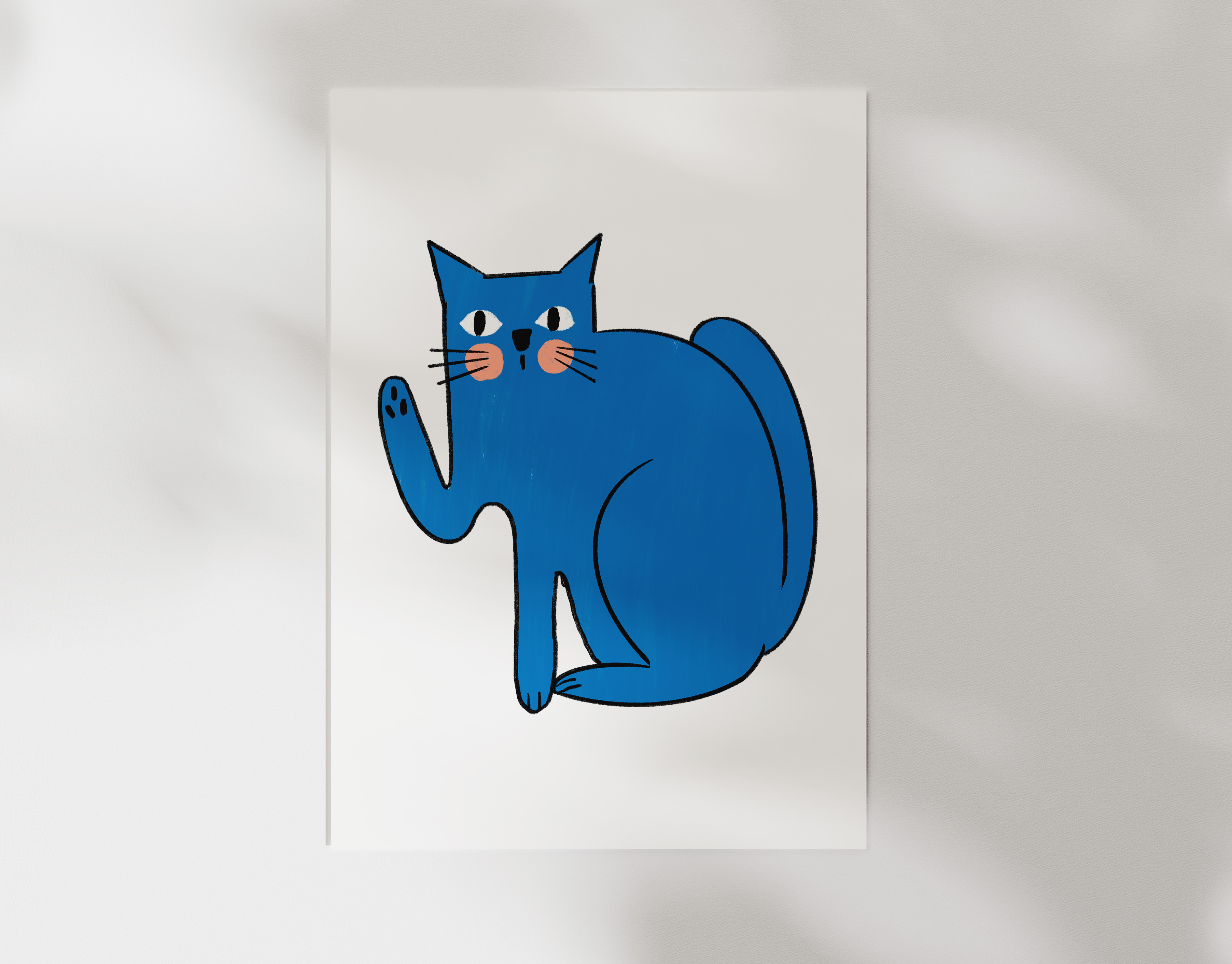 Bügelbild Partycat Katze Kollektion Wild Trouble ca. 14,5x16 cm BxH