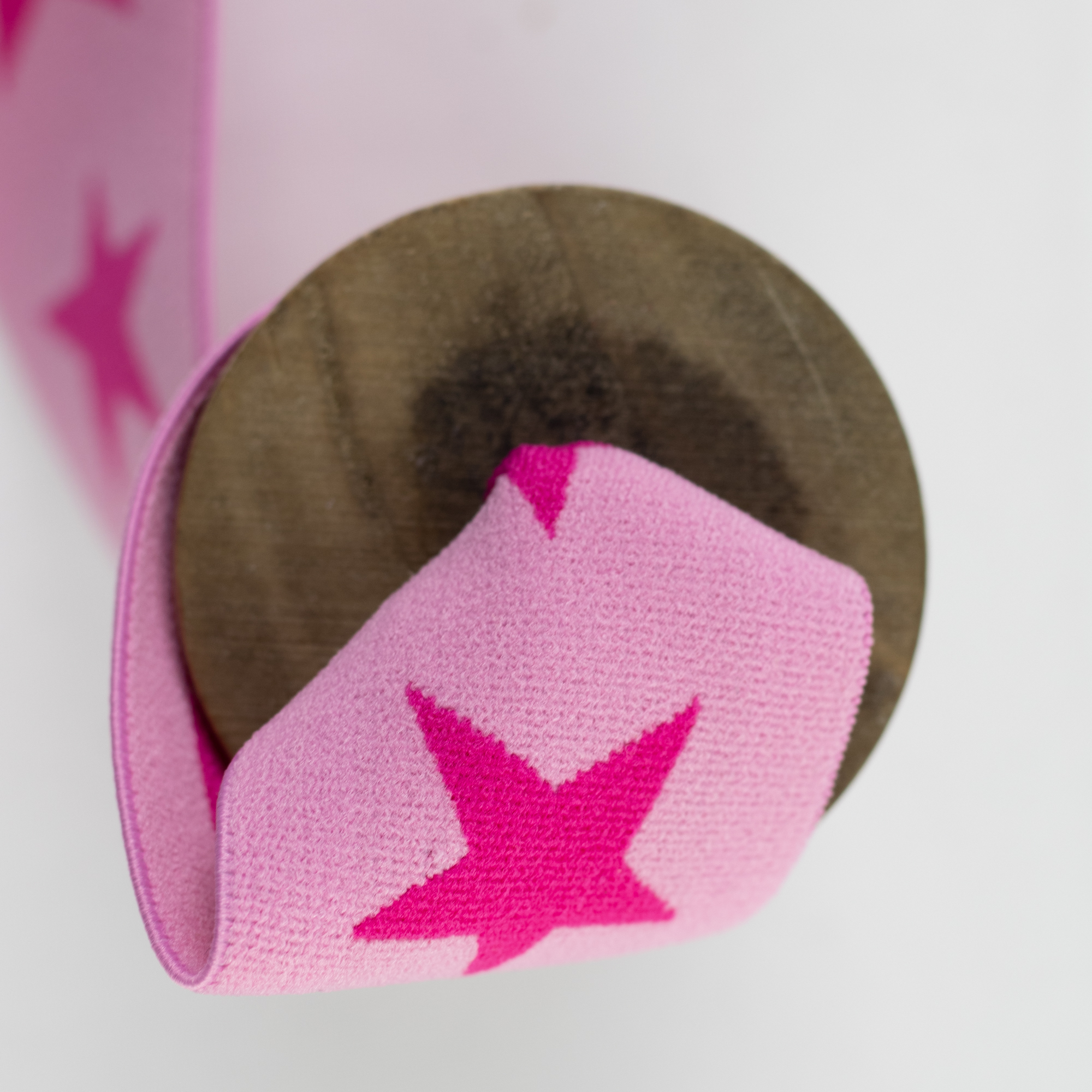 Gummiband Wäschegummi Sterne Pink Magenta 4 cm