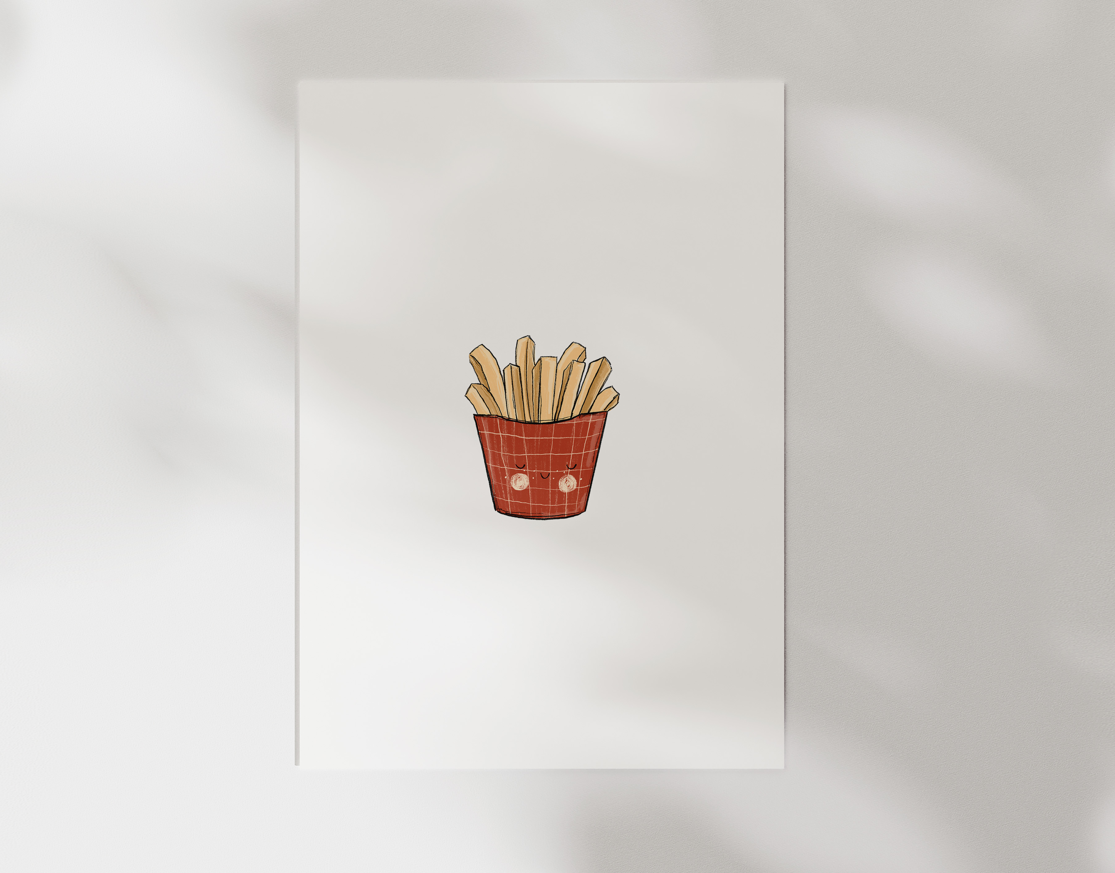 Bügelbild Pommesliebe Pommestüte Kollektion Eat & Love ca. 7x8,5 cm BxH 