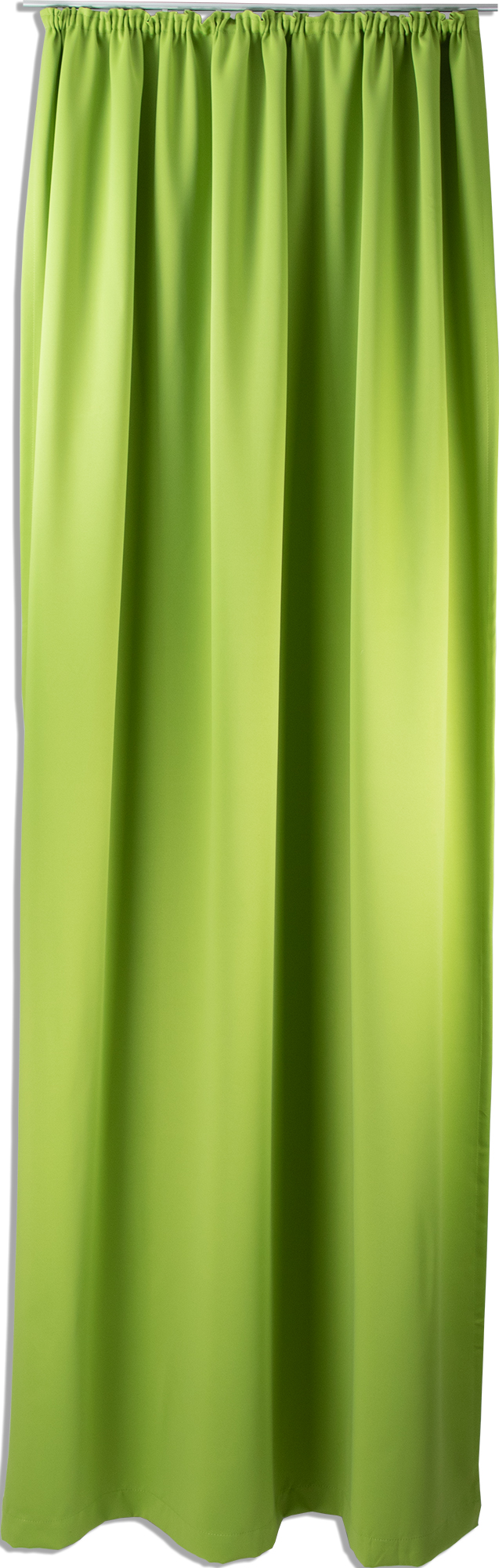 Verdunklungsvorhang 2250 44 Uni 145x245 cm mit Kräuselband verdunkelnd Grün