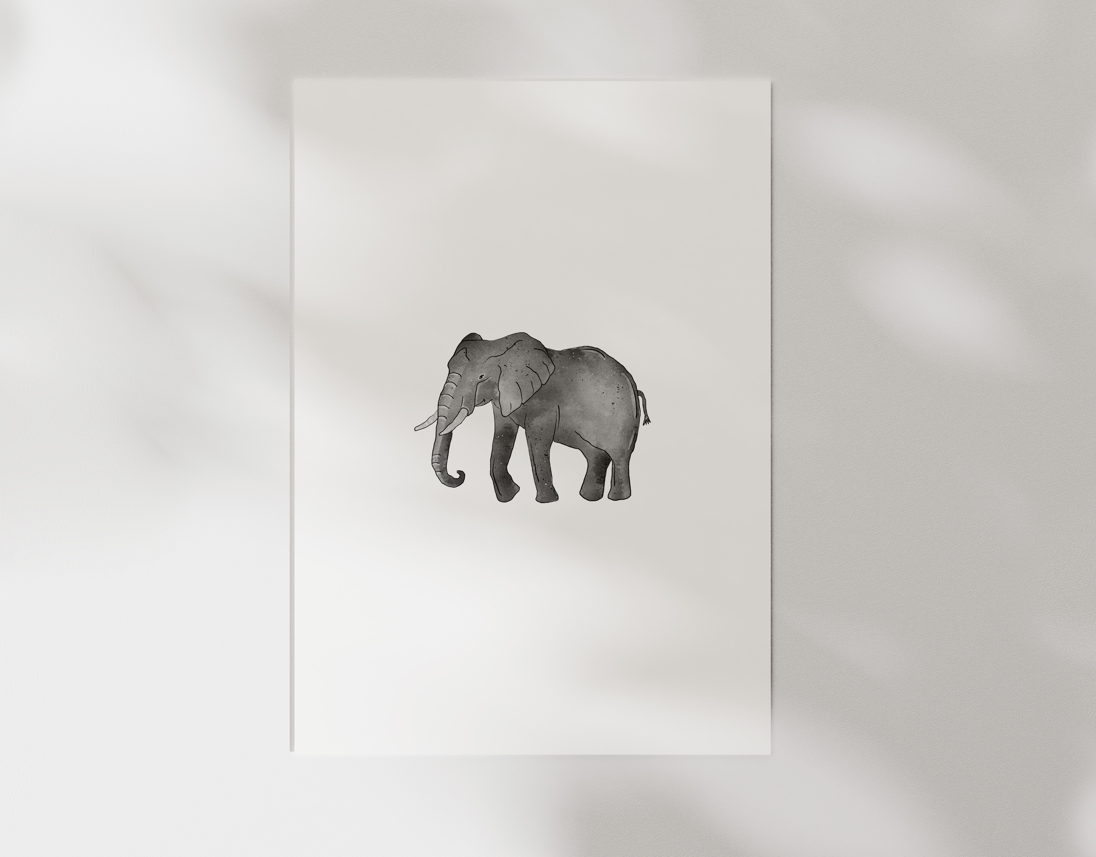 Bügelbild Fanti Elefant Kollektion Wild Animal ca. 9x6,5 cm BxH