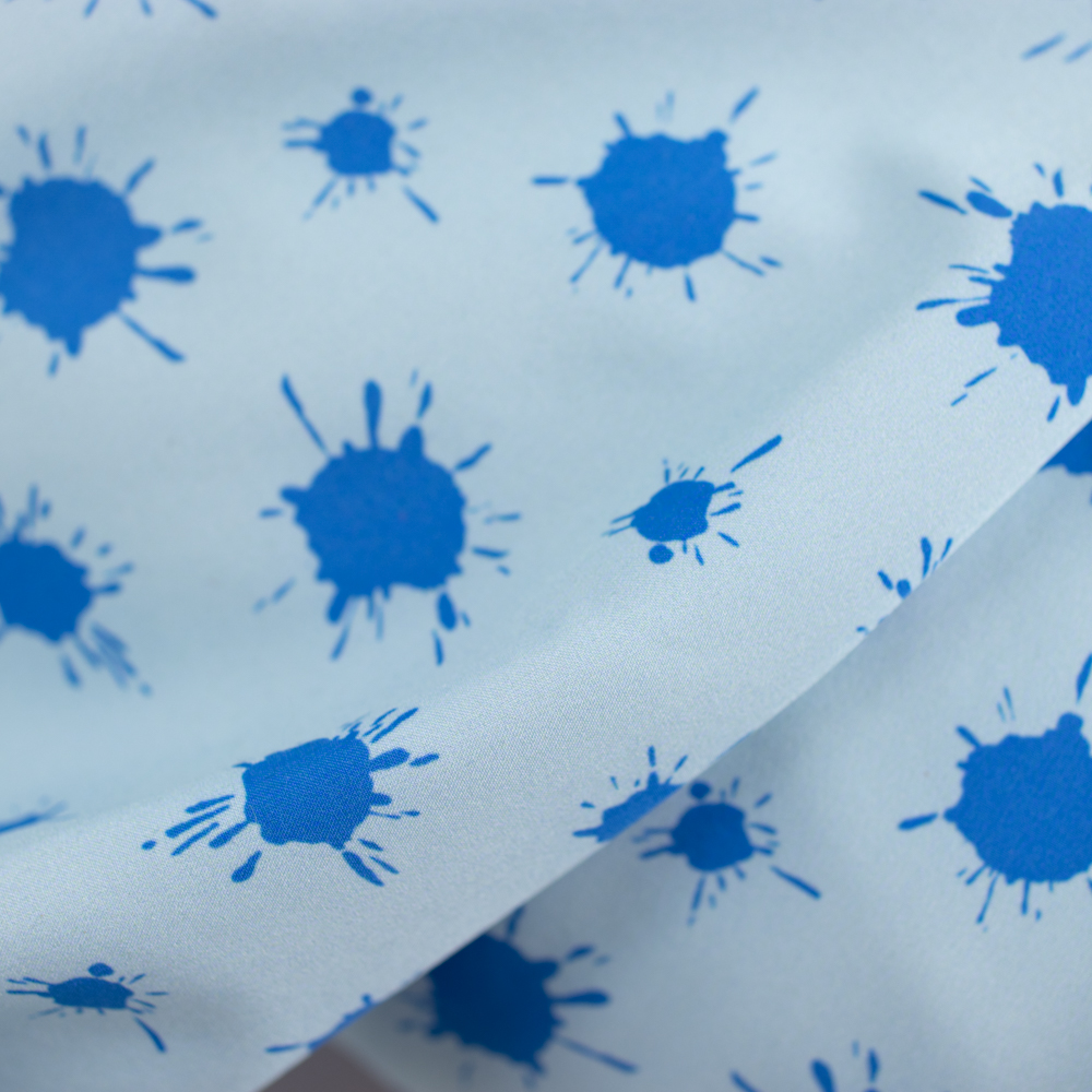 Softshell gefüttert bedruckt Ups Uni Ton in Ton Grau Grün Blau 145 cm WB