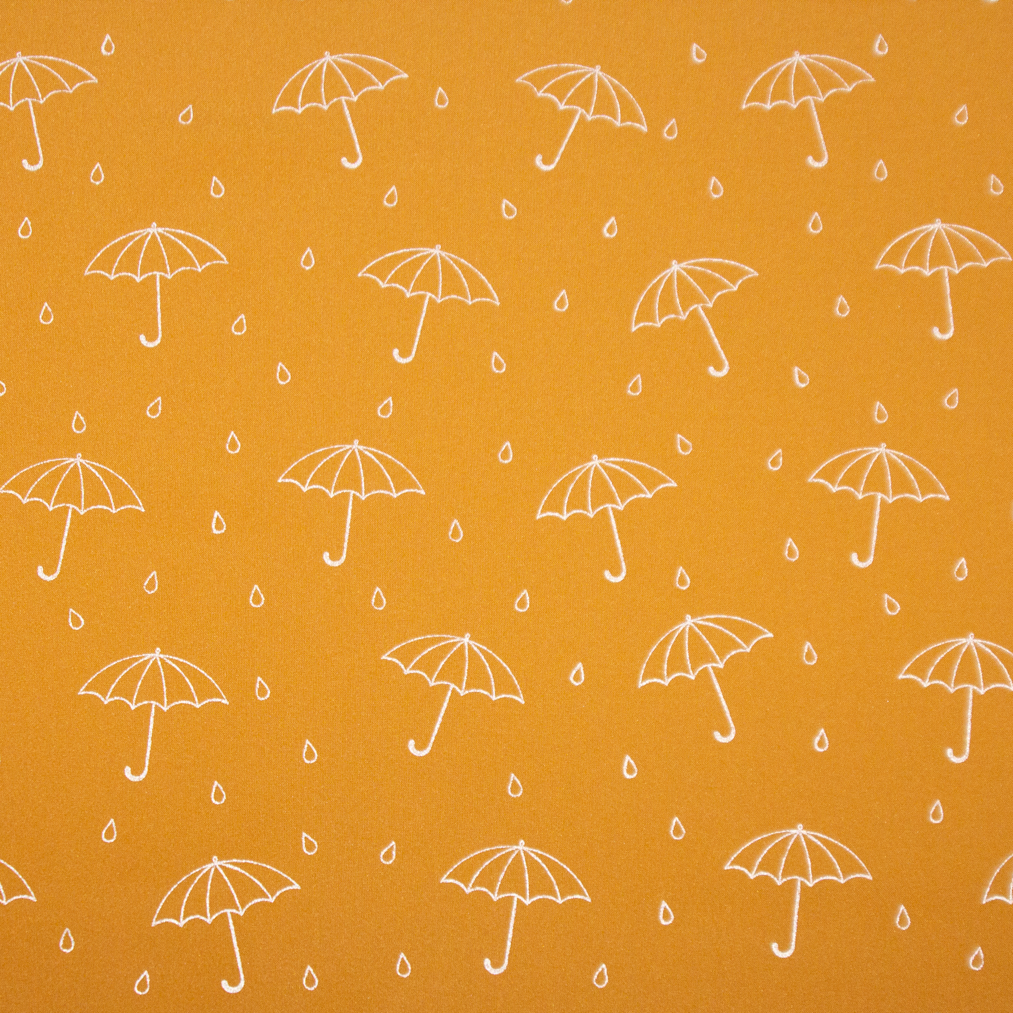Softshell reflektierend gefüttert bedruckt Sakura Regenschirm Senfgelb 145 cm WB