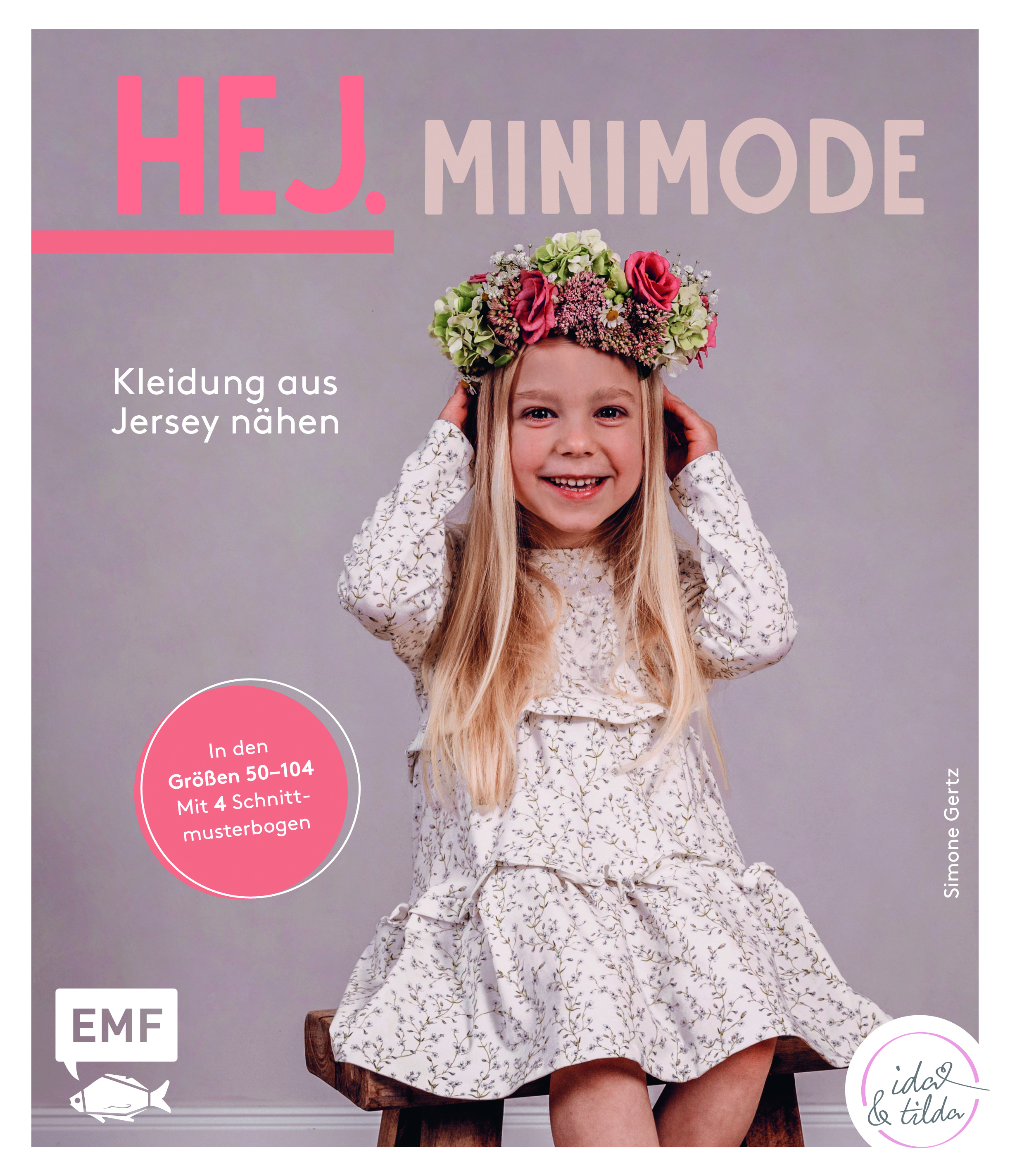 Schnittmuster Buch Hej Minimode – Kleidung aus Jersey nähen Gr. 50-104 