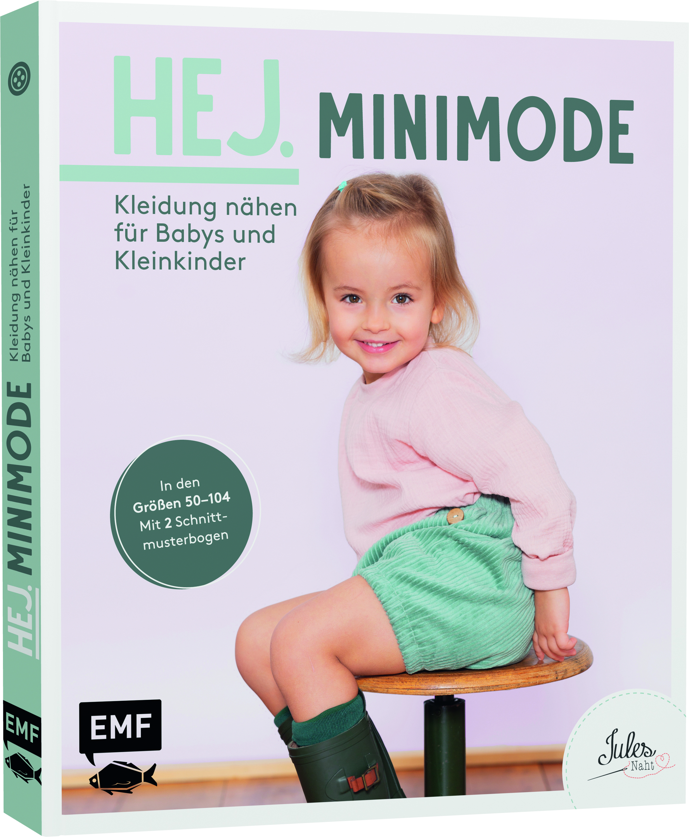 Schnittmuster Buch Hej. Minimode – Kleidung nähen für Babys und Kleinkinder Gr. 50-104 Webware - Walk