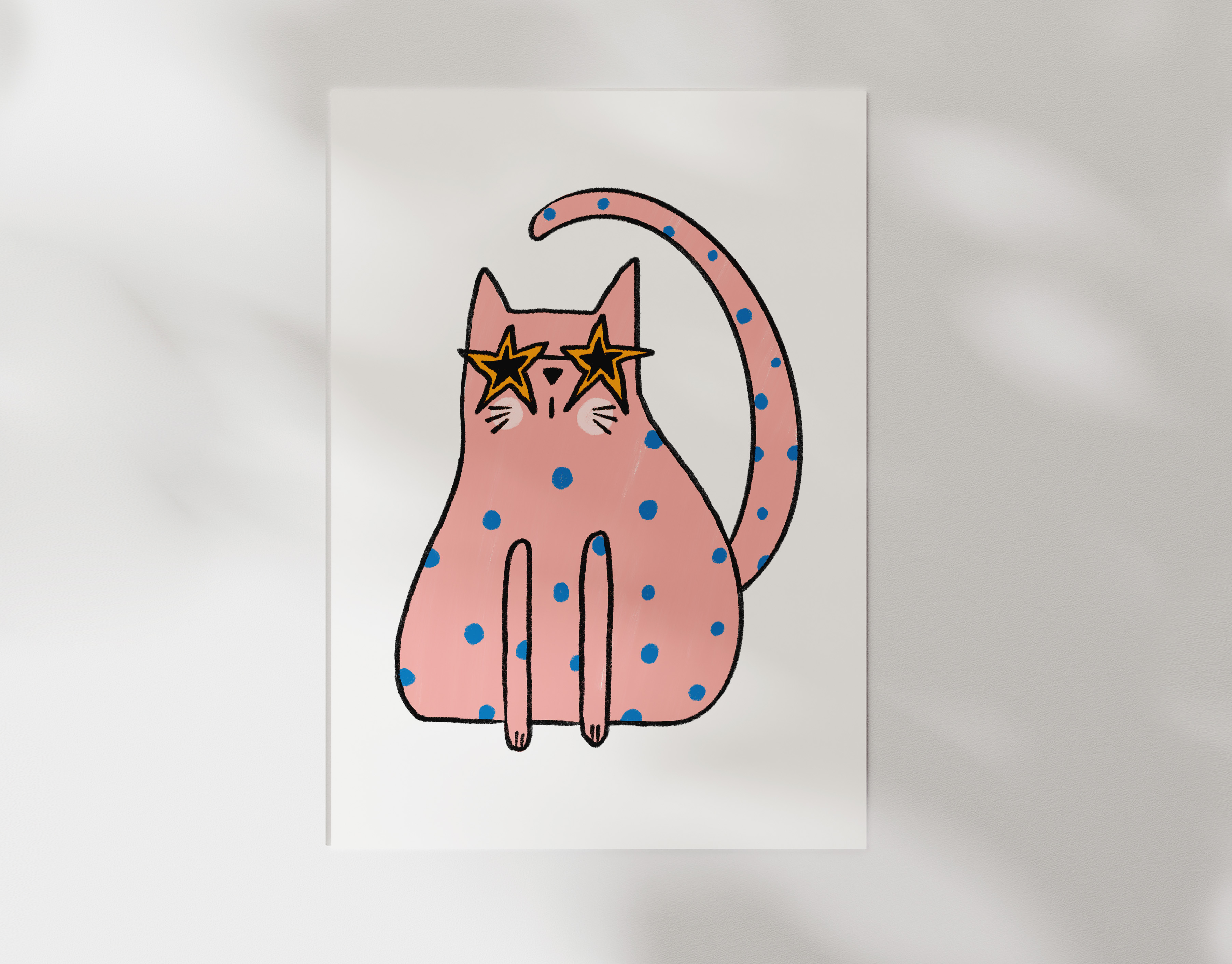 Bügelbild Partycat Katze Kollektion Wild Trouble ca. 12x17 cm BxH