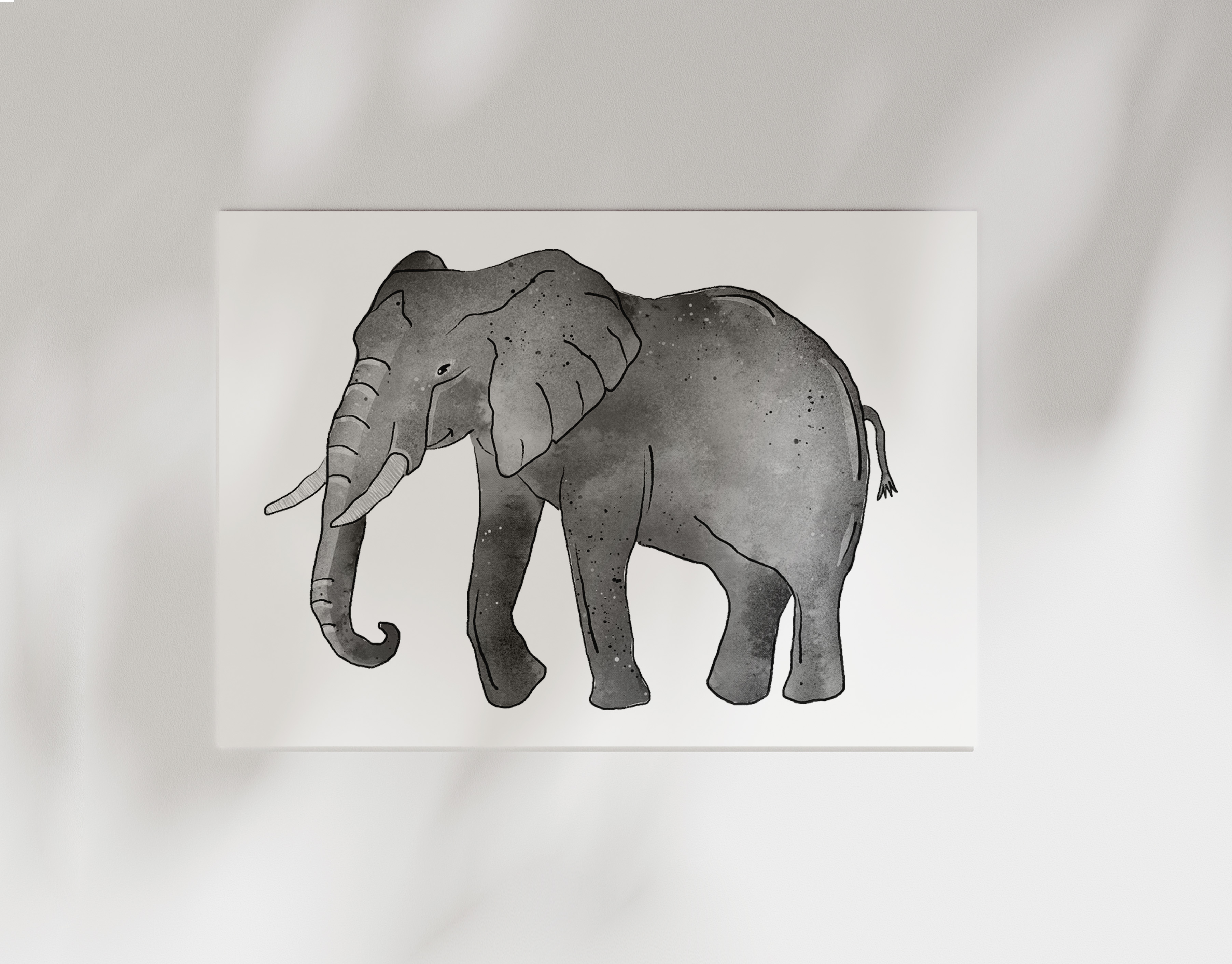 Bügelbild Fanti Elefant Kollektion Wild Animal ca. 25x18 cm BxH